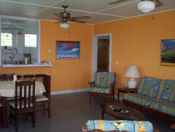 Three-bedroom living/dining room